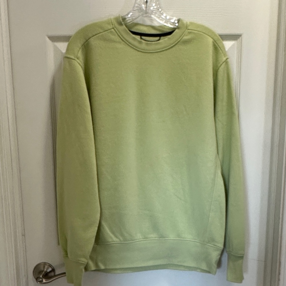 Lively light lime green sweatshirt
